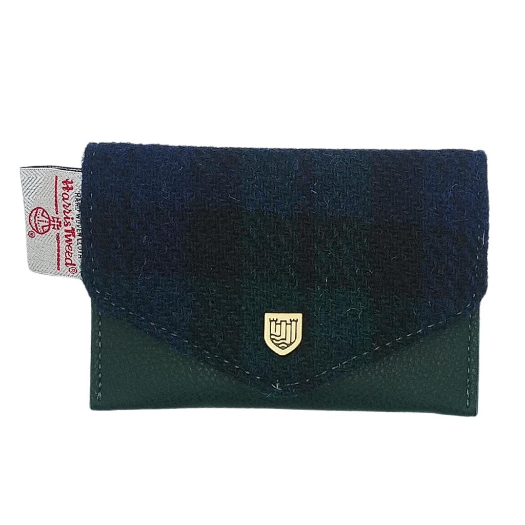 Islander Harris Tweed Card Wallet 'Black Watch Tartan'