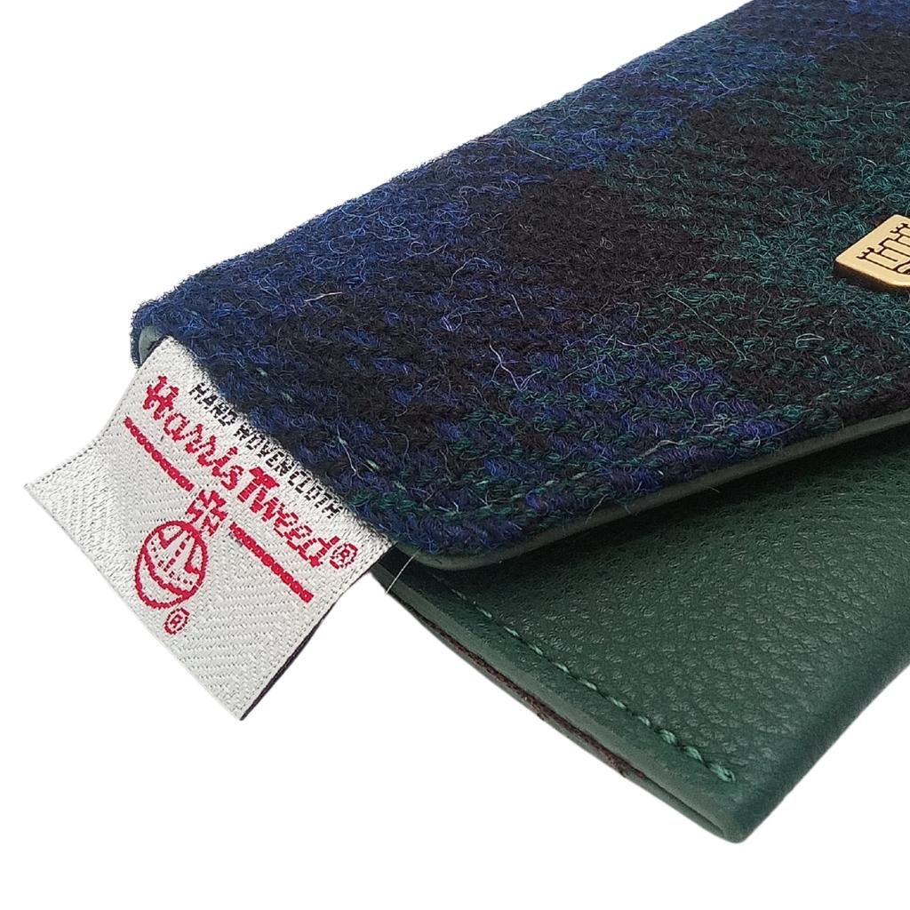 Islander Harris Tweed Card Wallet 'Black Watch Tartan'