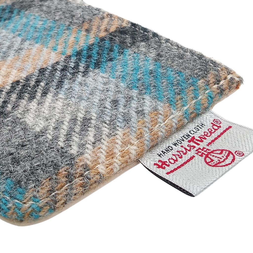 Islander Harris Tweed Card Zip Wallet 'Islander Tartan'