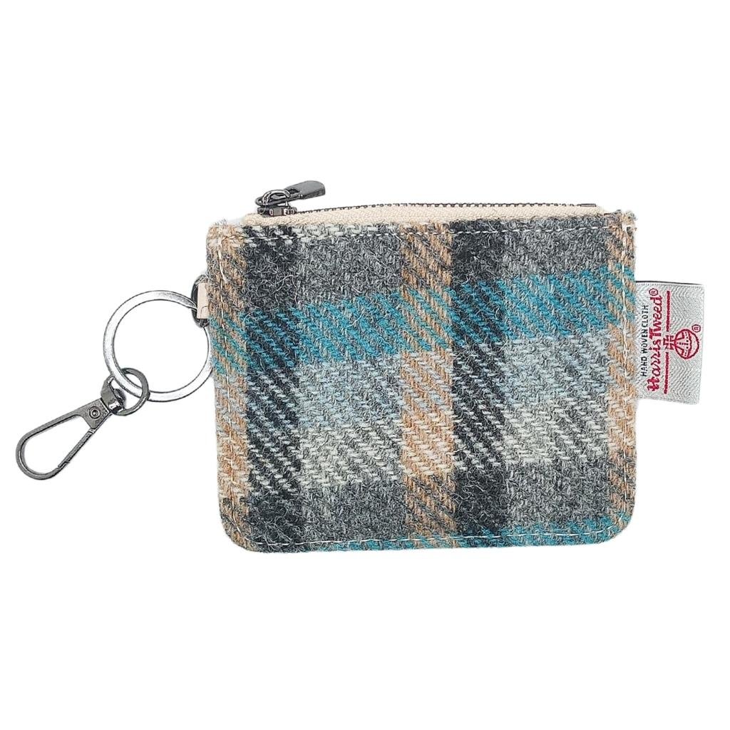 Islander Harris Tweed Card Zip Wallet 'Islander Tartan'