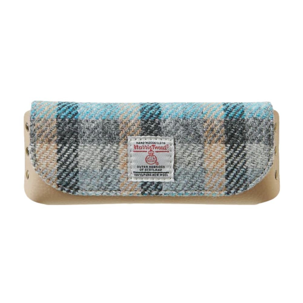 Islander Harris Tweed Leather Glasses Case 'Islander Tartan' - The Celtic Gift Store - Glasses Case - Accessories