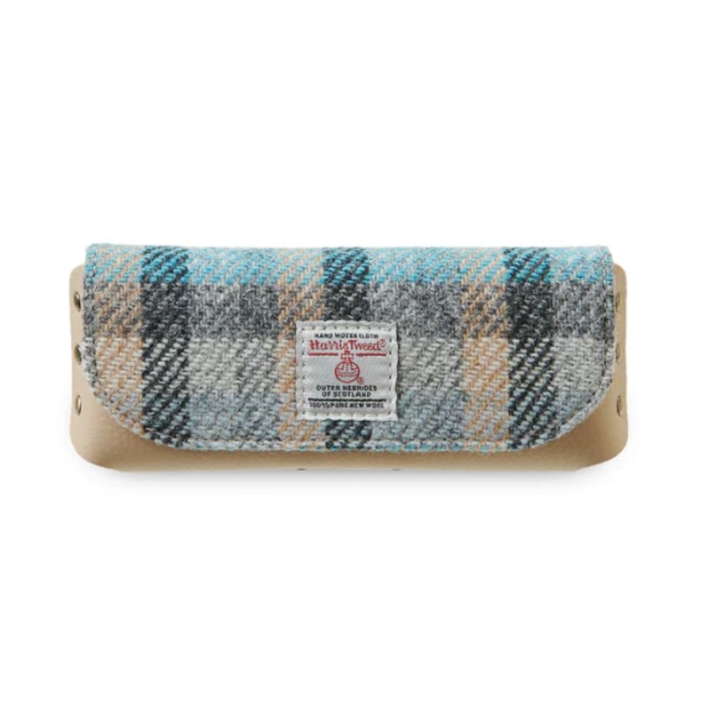 Islander Harris Tweed Leather Glasses Case 'Islander Tartan' - The Celtic Gift Store - Glasses Case - Accessories