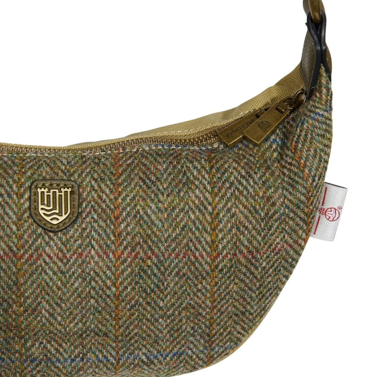 Islander Harris Tweed Luna Bag 'Chestnut Herringbone'