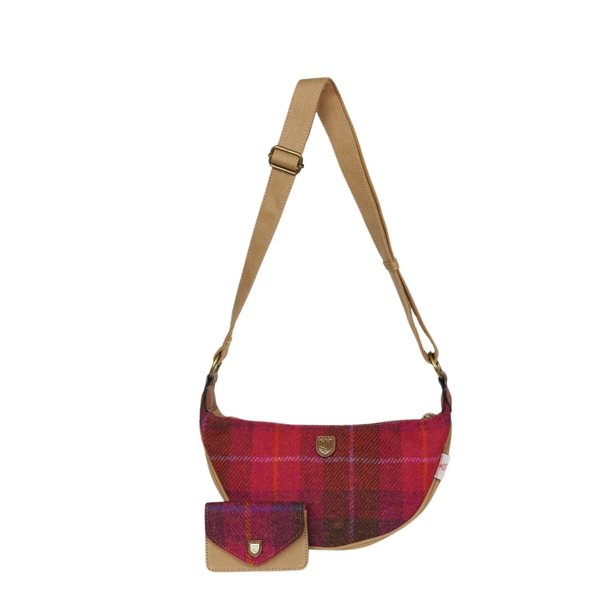 Islander Harris Tweed Luna Bag 'Fuchsia Tartan'