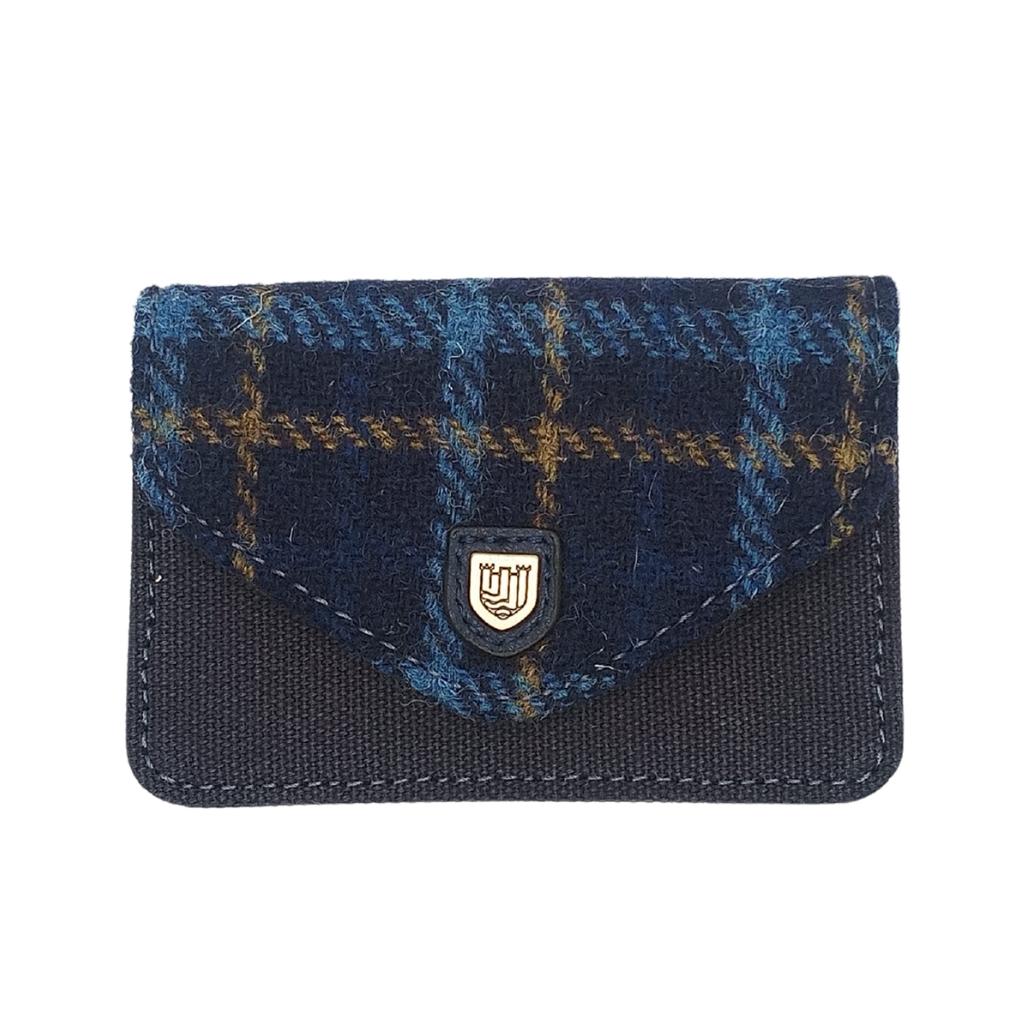Islander Harris Tweed Luna Bag 'Navy Tartan'