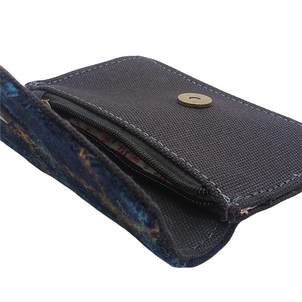 Islander Harris Tweed Luna Bag 'Navy Tartan'