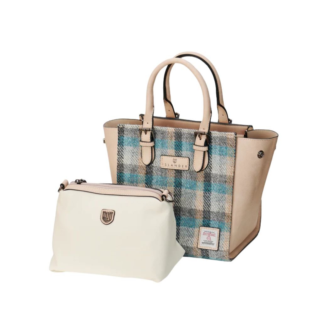 Islander Harris Tweed Medium Caillie Tote 'Islander Tartan'