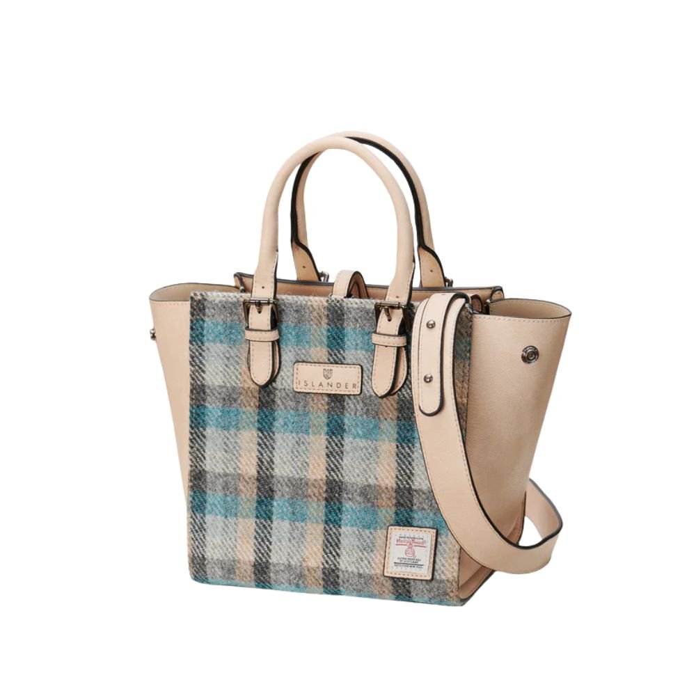 Islander Harris Tweed Medium Caillie Tote 'Islander Tartan'