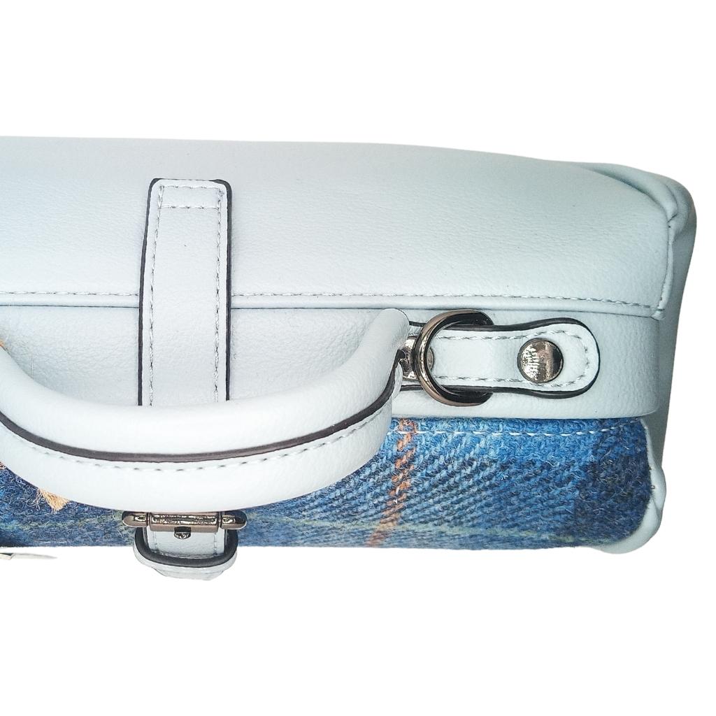 Islander Harris Tweed Medium Doctor Bag 'Blue Tartan'