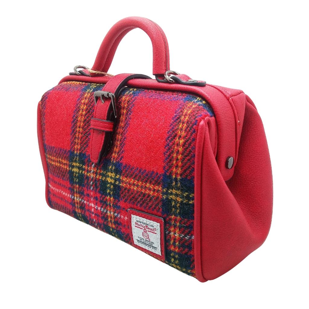 Islander Harris Tweed Medium Doctor Bag 'Royal Stewart Tartan'