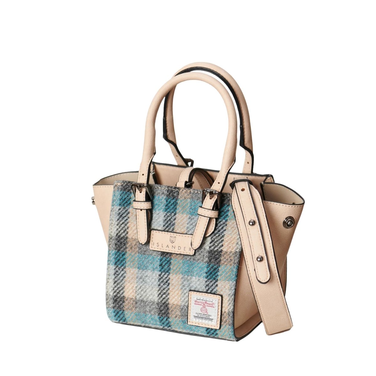 Islander Harris Tweed Mini Caillie Tote 'Islander Tartan'