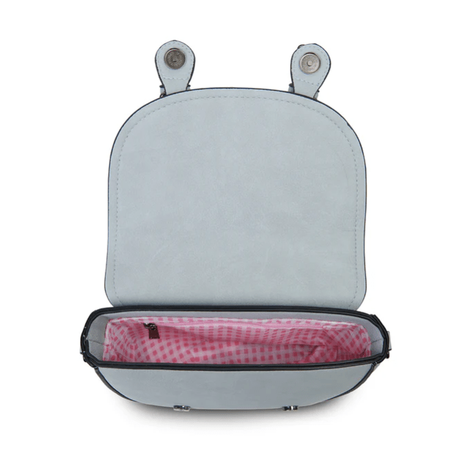 Islander Harris Tweed Mini Cobble Satchel 'Fuchsia Tartan' - The Celtic Gift Store - Handbags