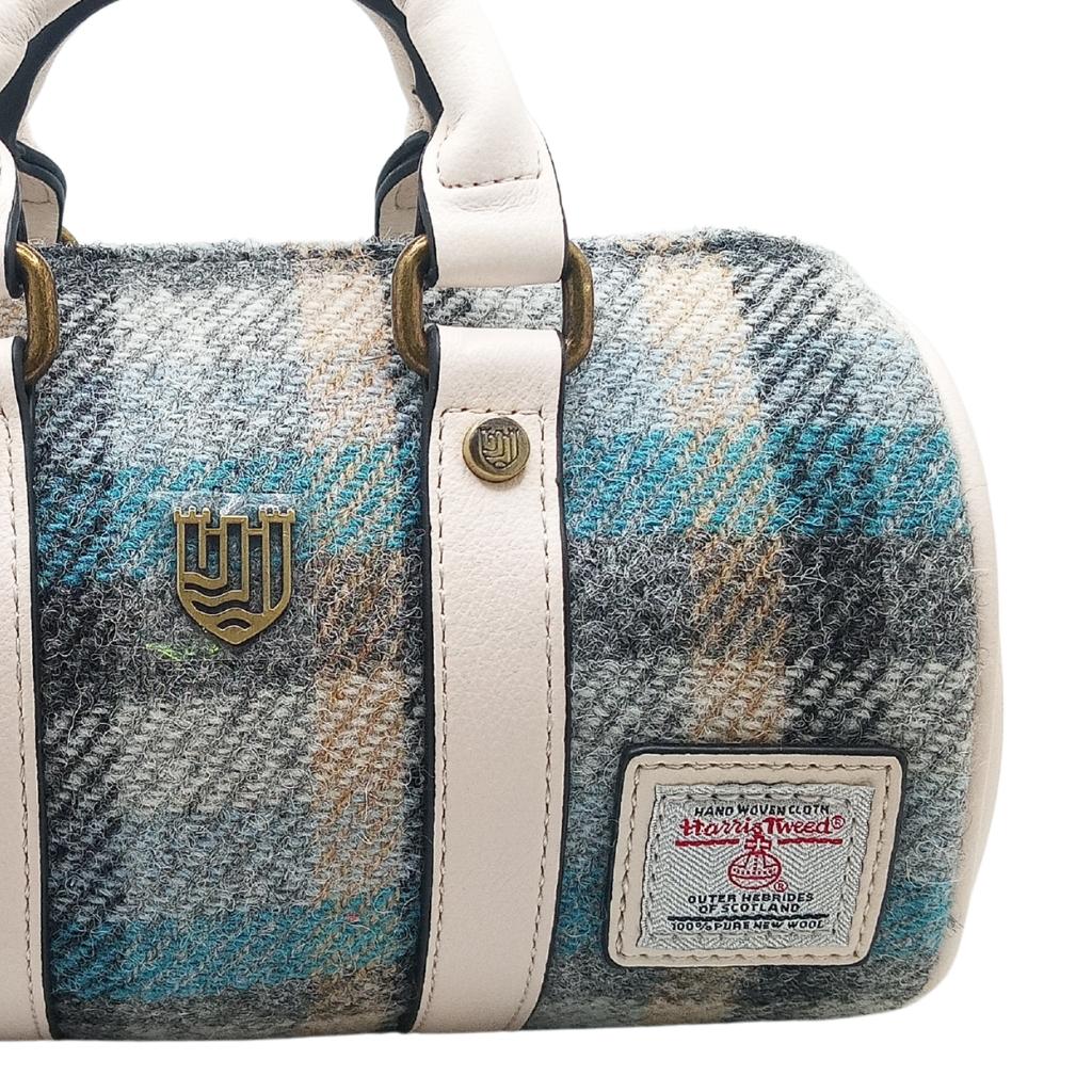 Islander Harris Tweed Mini Duffel Bag 'Islander Tartan'