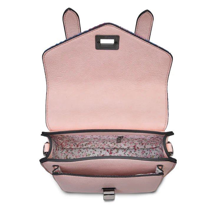 Islander Harris Tweed Mini Satchel 'Black Watch' - The Celtic Gift Store - Handbags