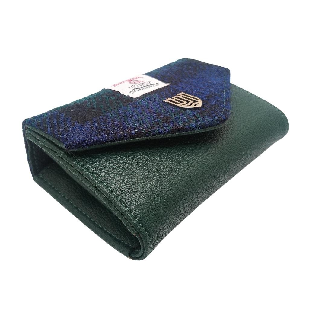 Islander Harris Tweed Small Clasp Clutch Purse 'Black Watch Tartan'