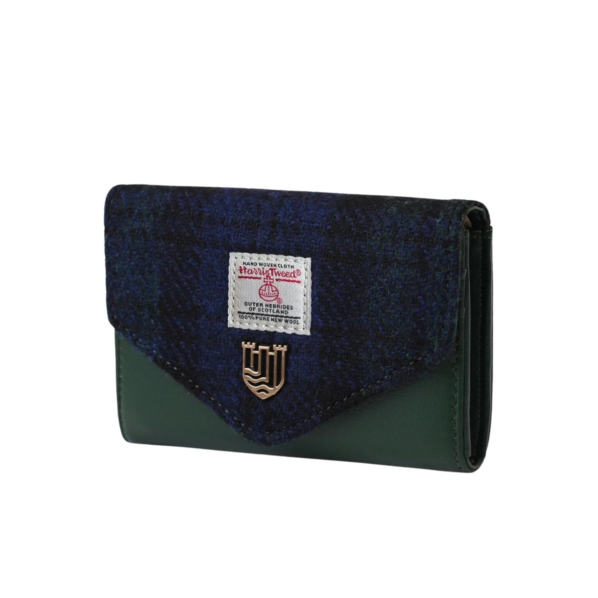 Islander Harris Tweed Small Clasp Clutch Purse 'Black Watch Tartan'