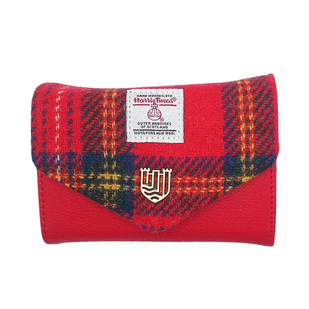 Islander Harris Tweed Small Clasp Clutch Purse 'Royal Stewart'