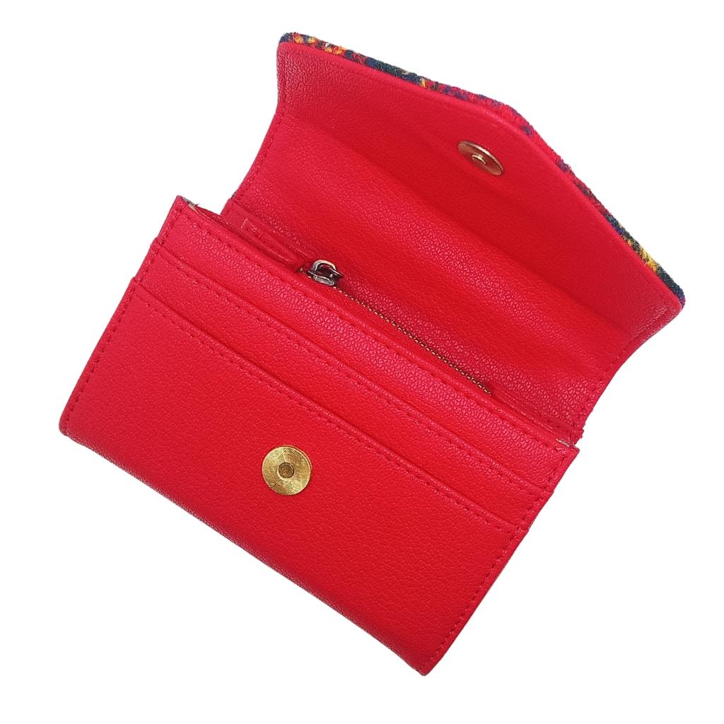 Islander Harris Tweed Small Clasp Clutch Purse 'Royal Stewart'