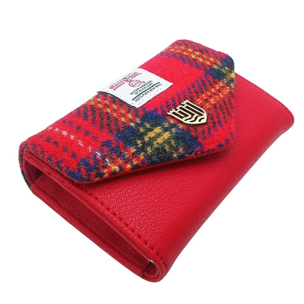 Islander Harris Tweed Small Clasp Clutch Purse 'Royal Stewart'
