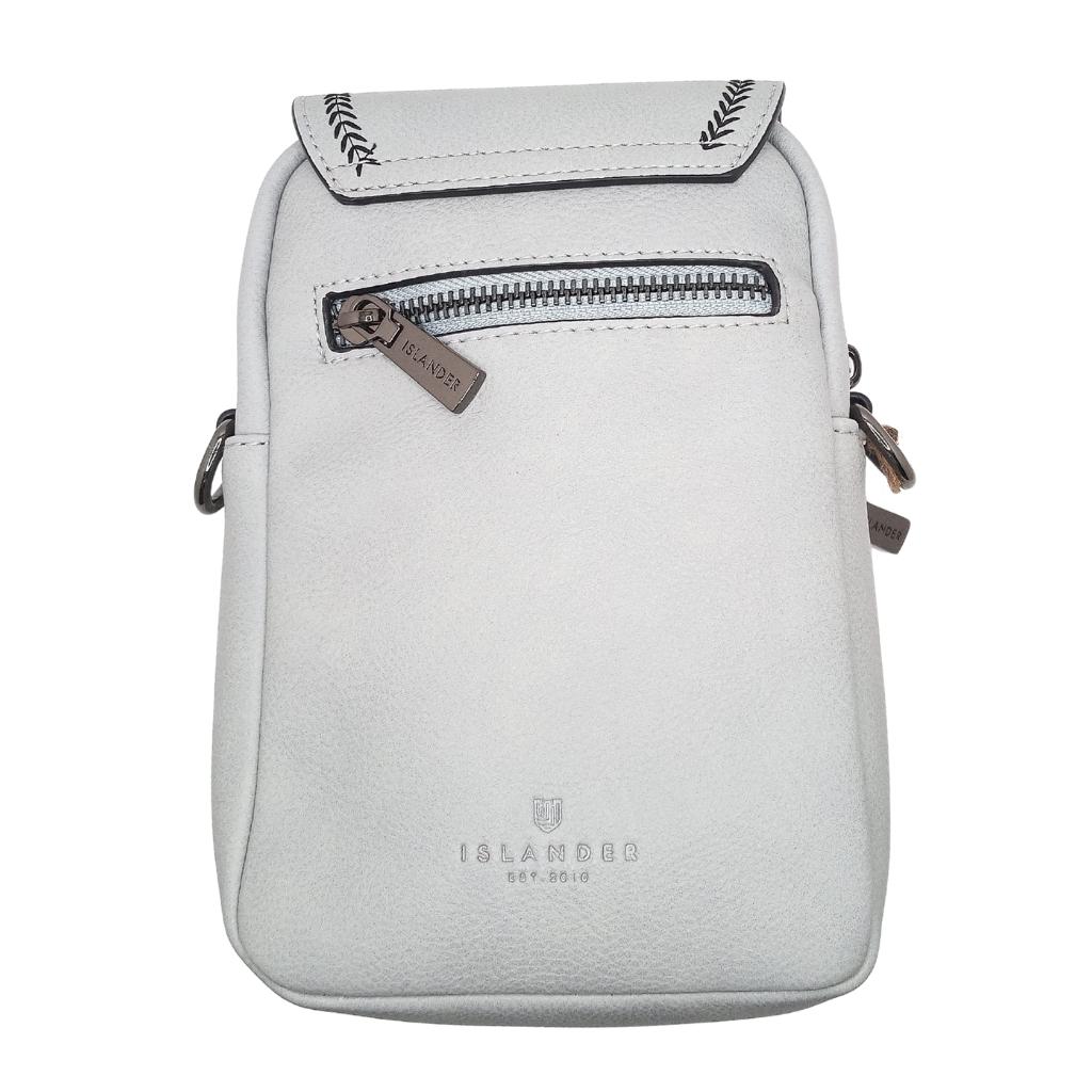 Islander Harris Tweed The Baby Jura Crossbody Bag 'Blue Tartan'