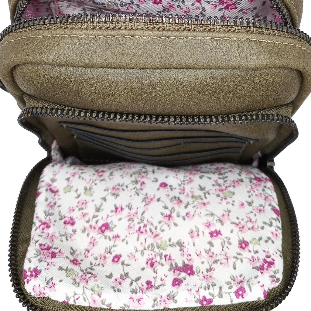 Islander Harris Tweed The Baby Jura Crossbody Bag 'Chestnut Herringbone' by Islander - Handbags