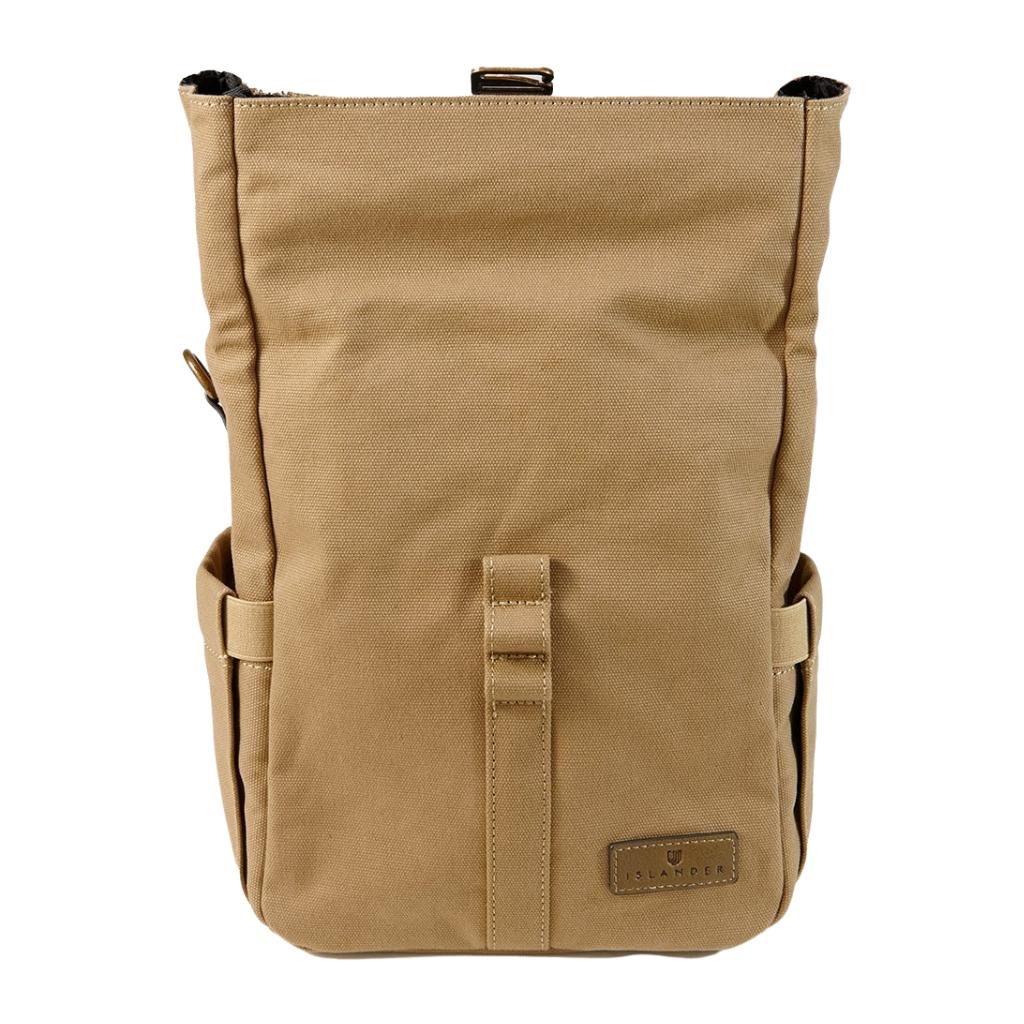 Islander Harris Tweed The Canvas Lunch Bag - Chestnut Herringbone
