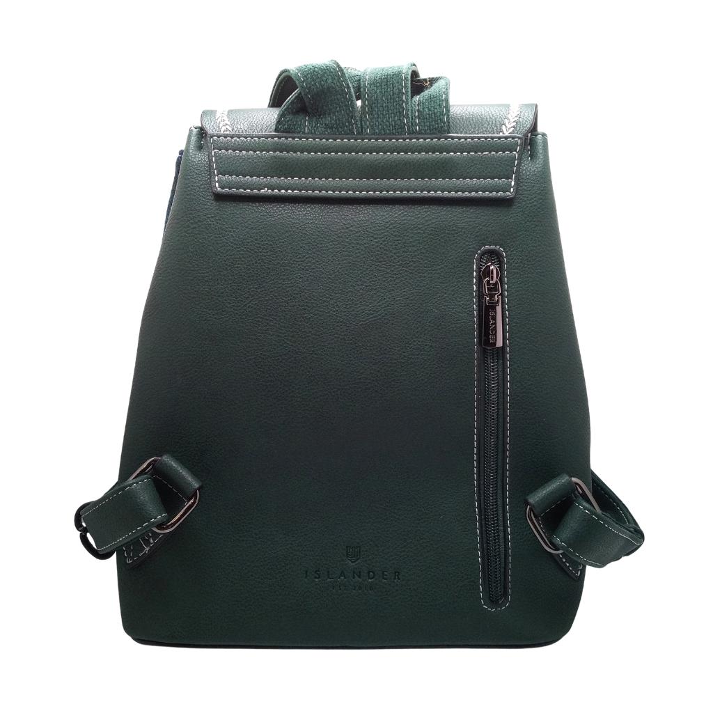 Islander Harris Tweed The Jura Backpack 'Black Watch Tartan' by Islander - Handbags