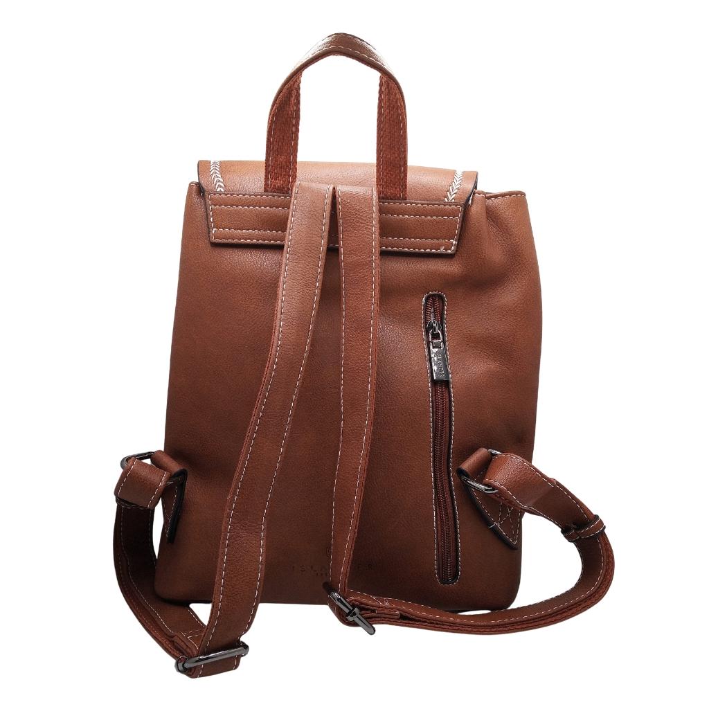 Islander Harris Tweed The Jura Backpack 'Chestnut Herringbone' by Islander - Handbags