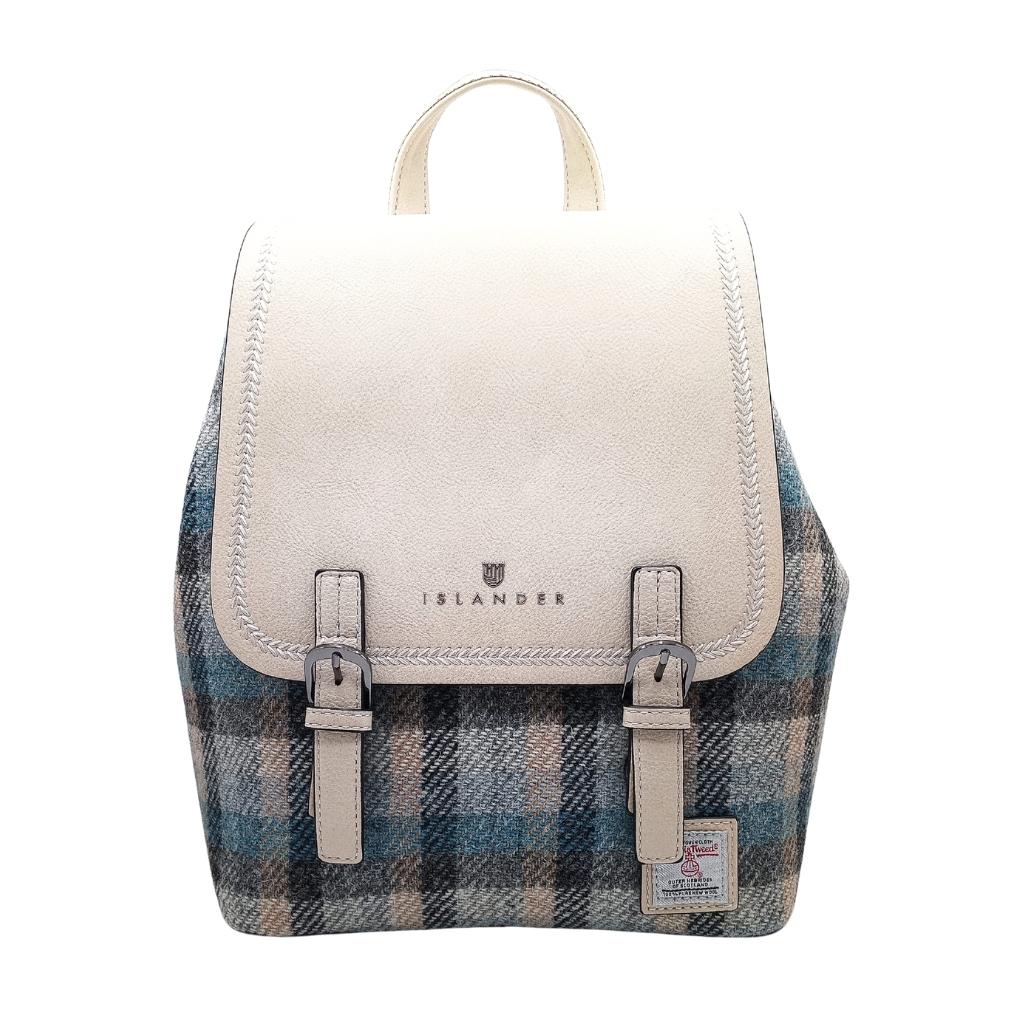 Islander Harris Tweed The Jura Backpack 'Islander Tartan' by Islander - Handbags