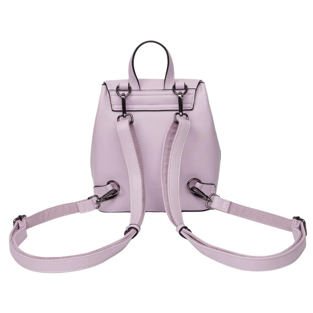 Islander Harris Tweed The Mini Jura Backpack 'Violet Mini Dogtooth' by Islander - Handbags