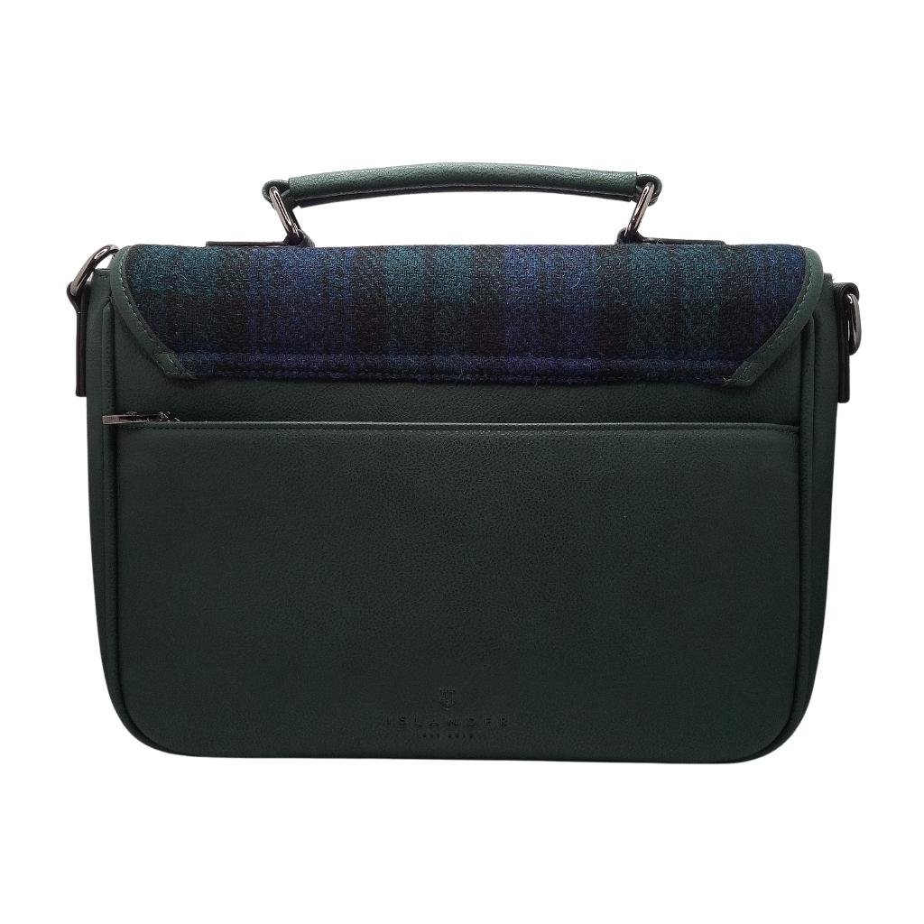 Islander Harris Tweed The Mini Laptop Bag 'Black Watch Tartan' by Islander - Handbags