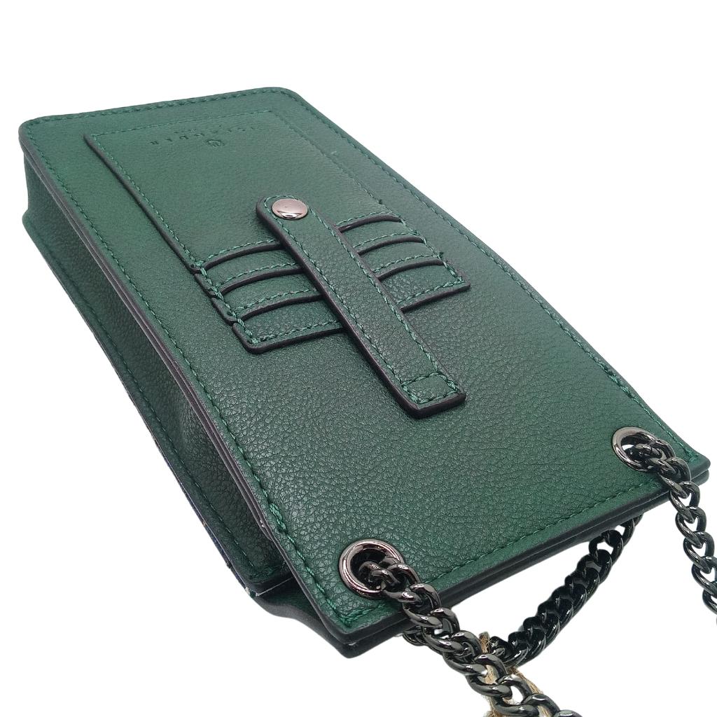 Islander Harris Tweed The Phone Tote 'Black Watch Tartan'