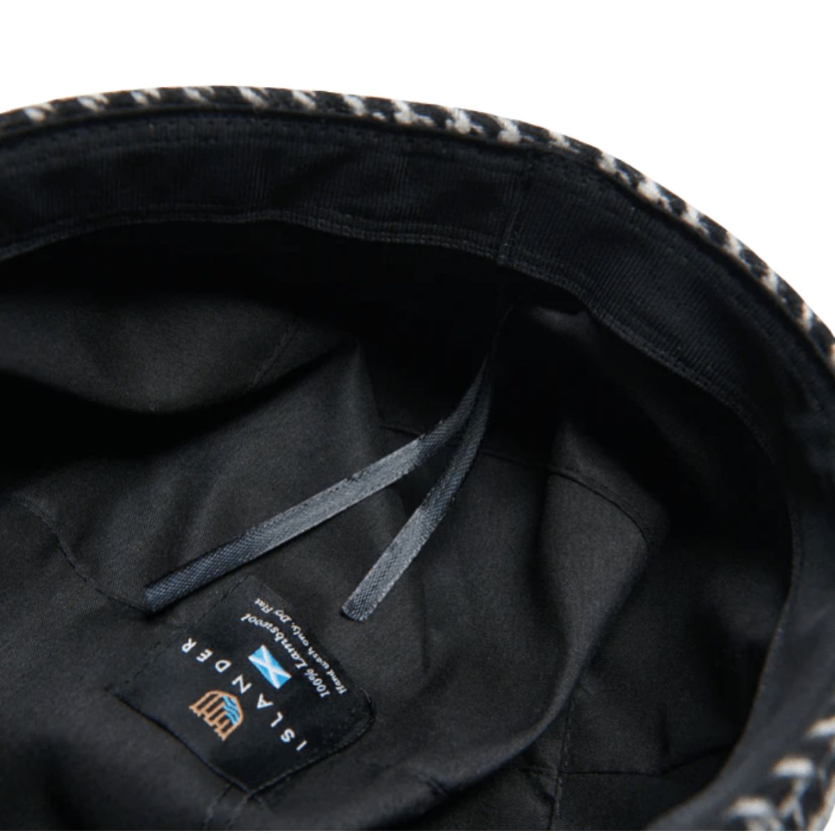 Islander Lambswool Bunnet Hat - Blue Tartan
