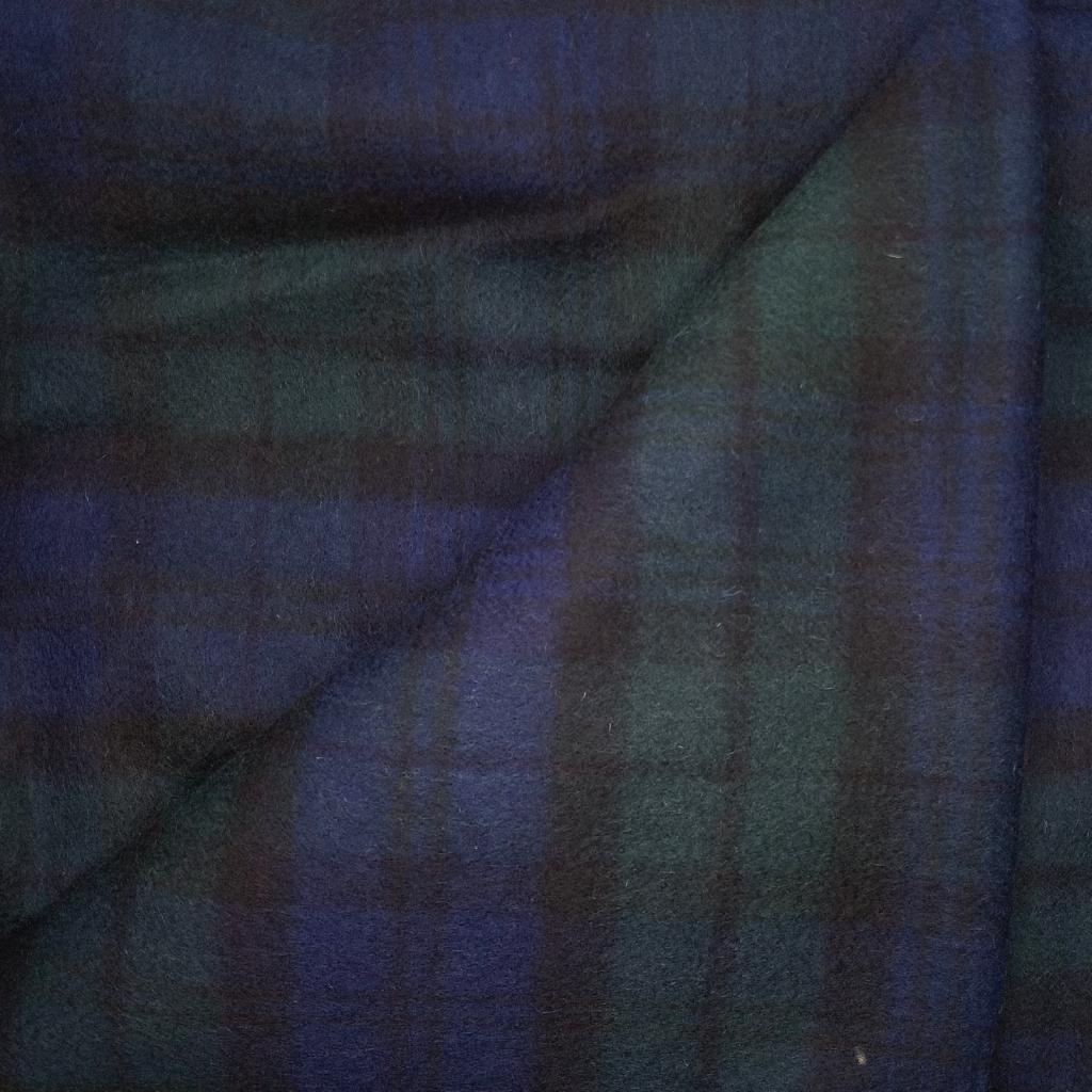 Islander Oversized Lambswool Blanket - Black Watch Tartan by Islander - Blankets and Bedding