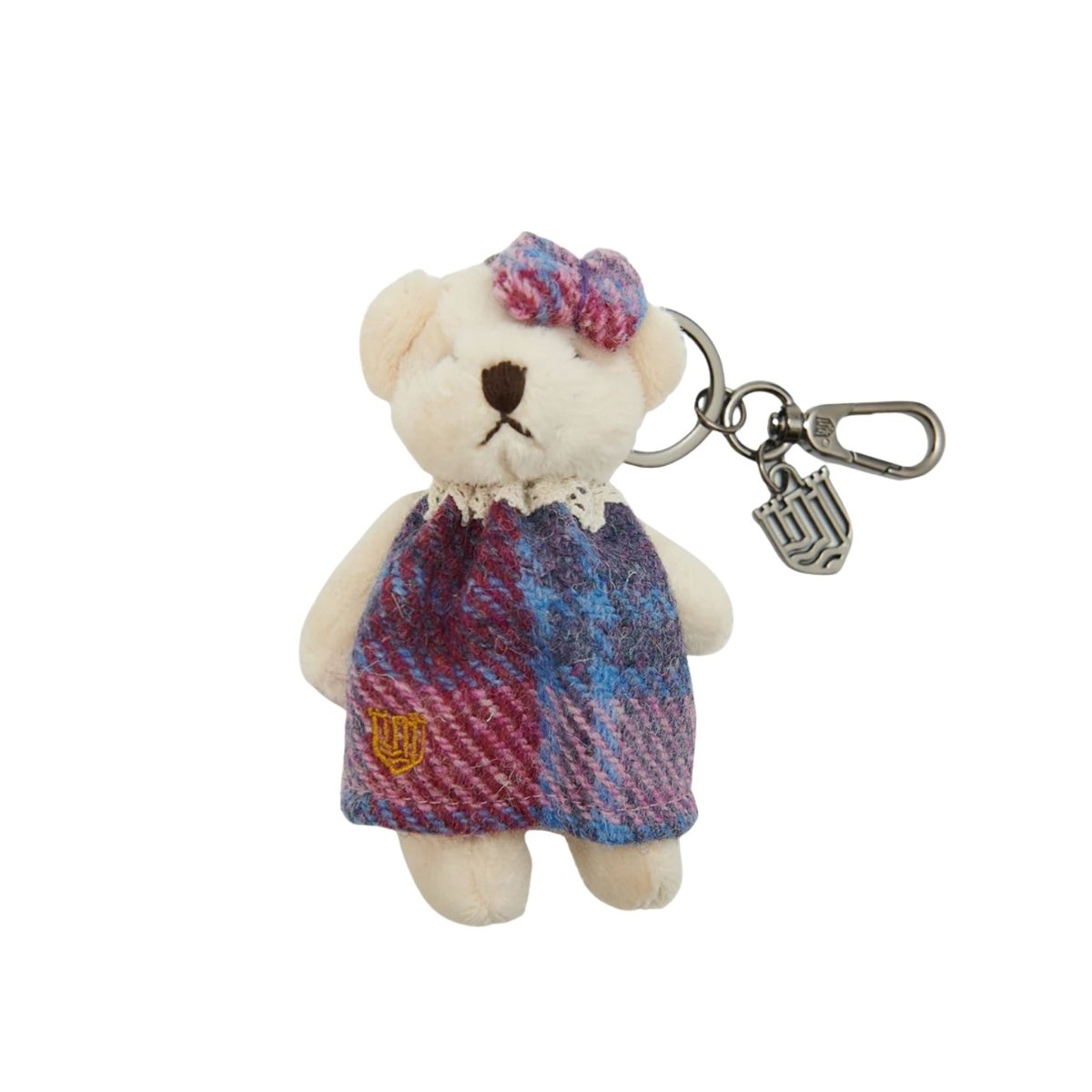 Islander's Tartan Dress Teddy Bear Keychains