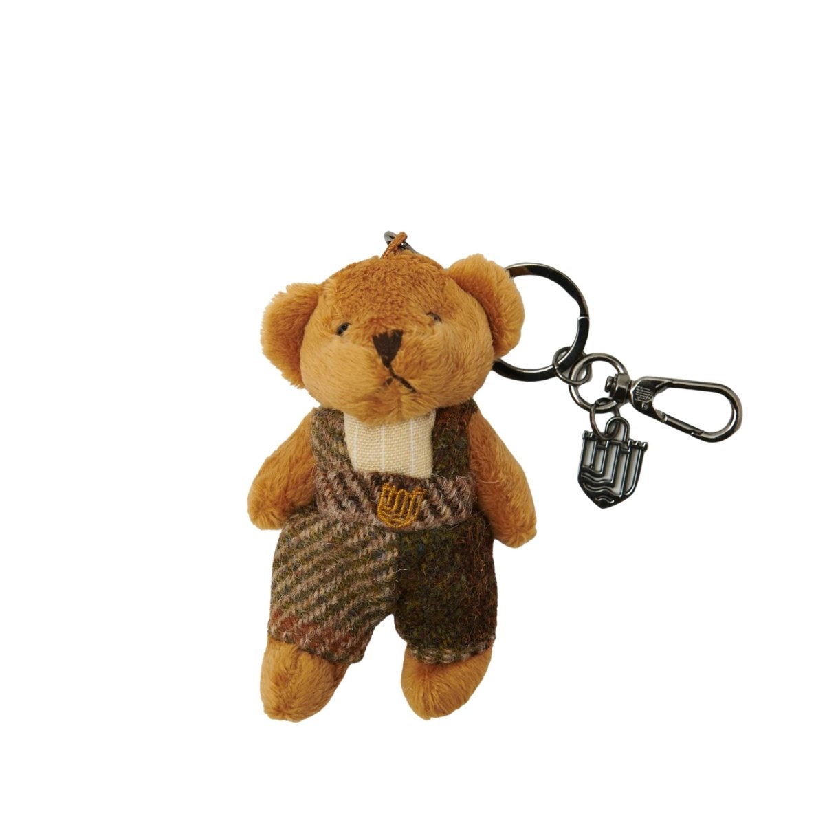 Islander's Tartan Overall Teddy Bear Keychains