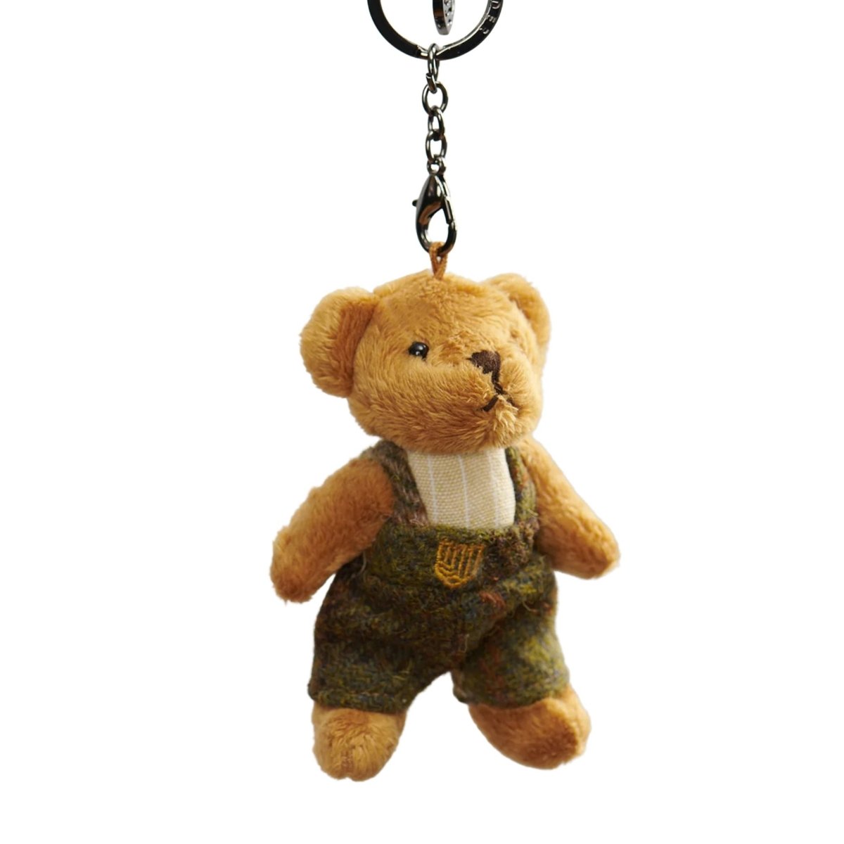 Islander's Tartan Overall Teddy Bear Keychains