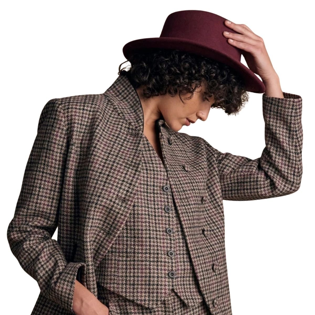 Jack Murphy Boston Hat - Burgundy