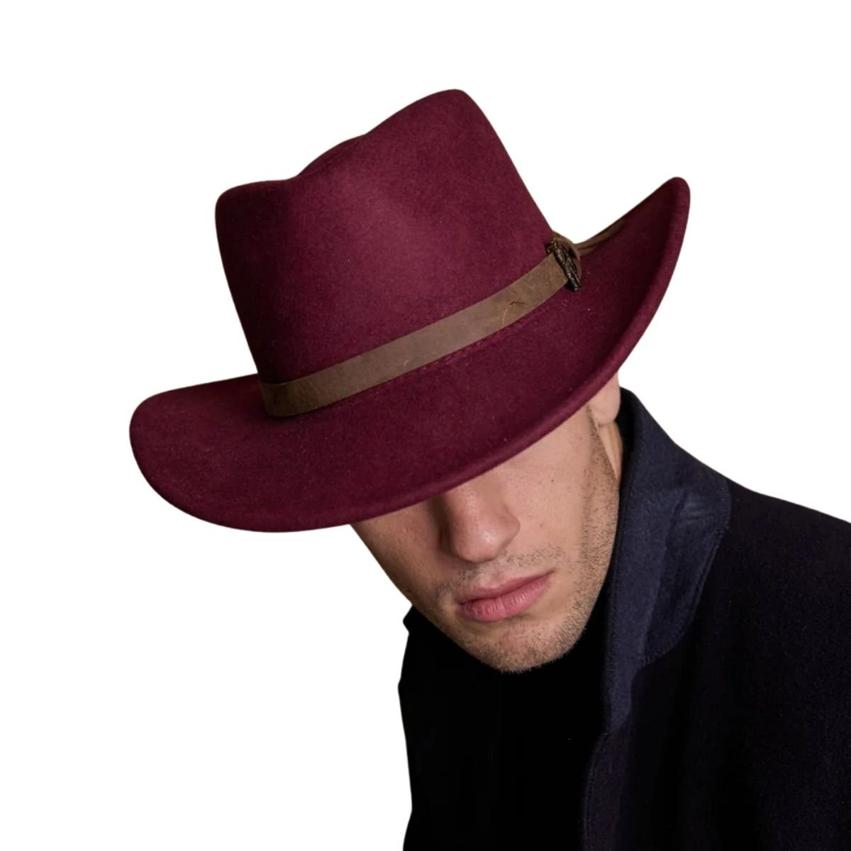 Jack Murphy Boston Hat - Burgundy
