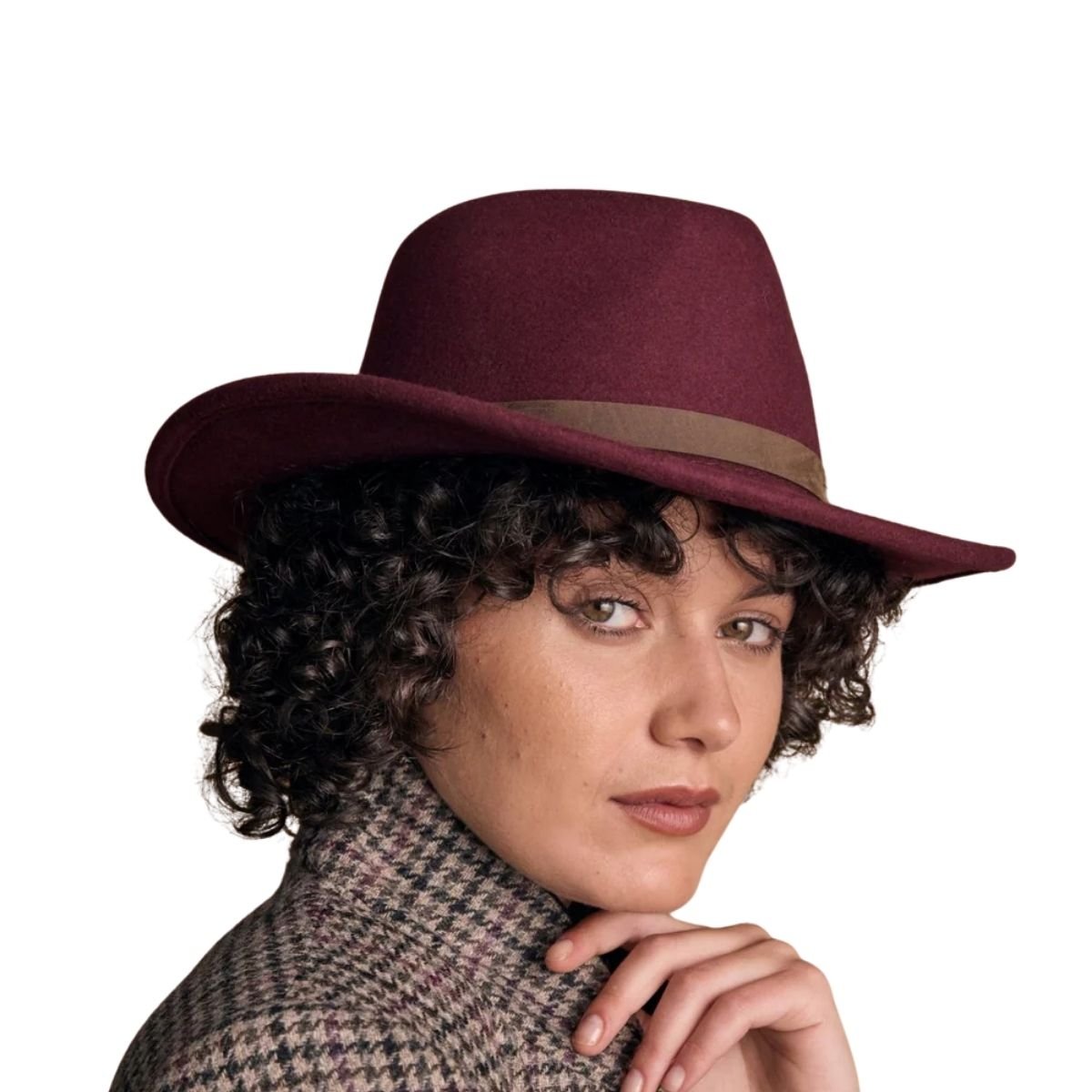 Jack Murphy Boston Hat - Burgundy