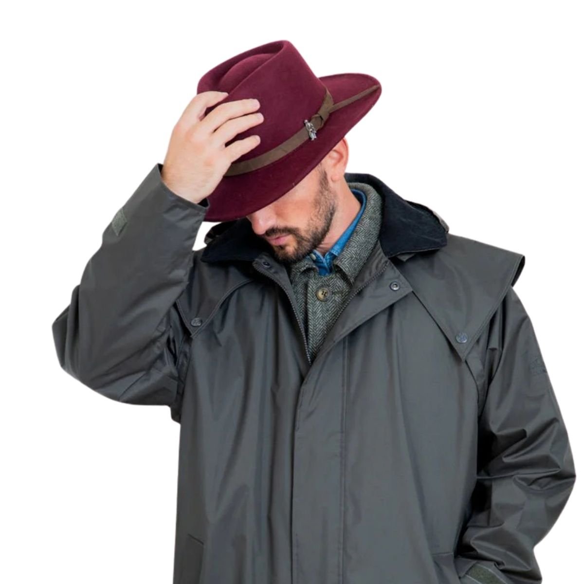 Jack Murphy Boston Hat - Burgundy