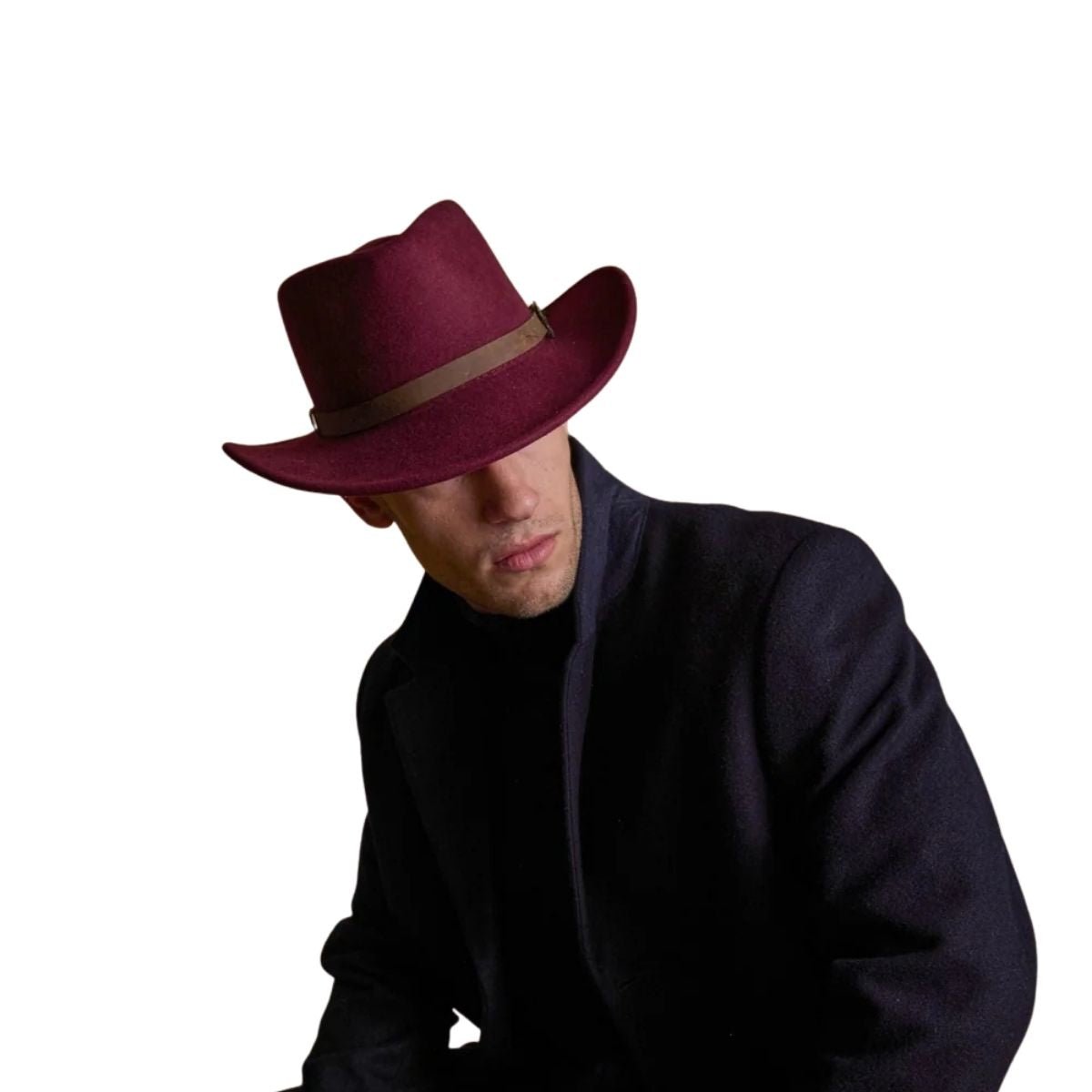 Jack Murphy Boston Hat - Burgundy