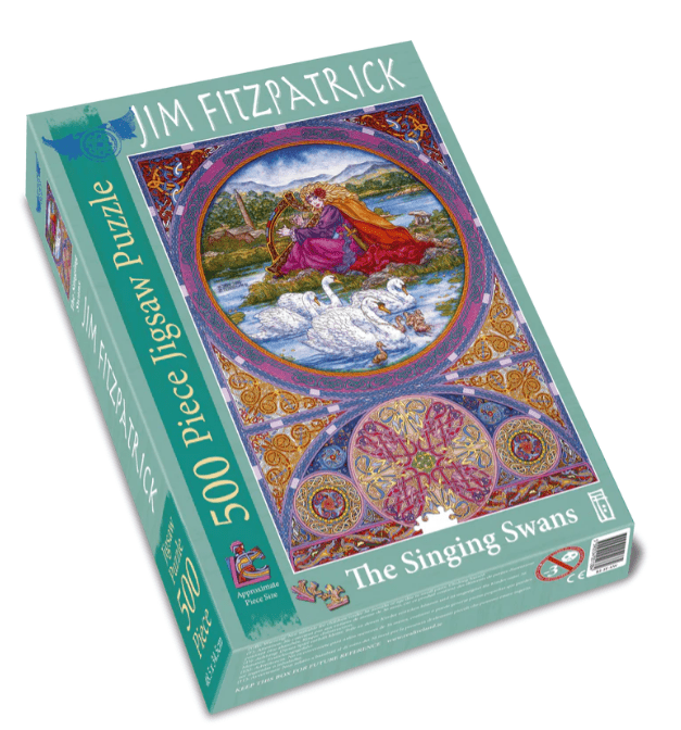 Jim Fitzpatrick - The Singing Swans Jigsaw Puzzle - The Celtic Gift Store - Gift