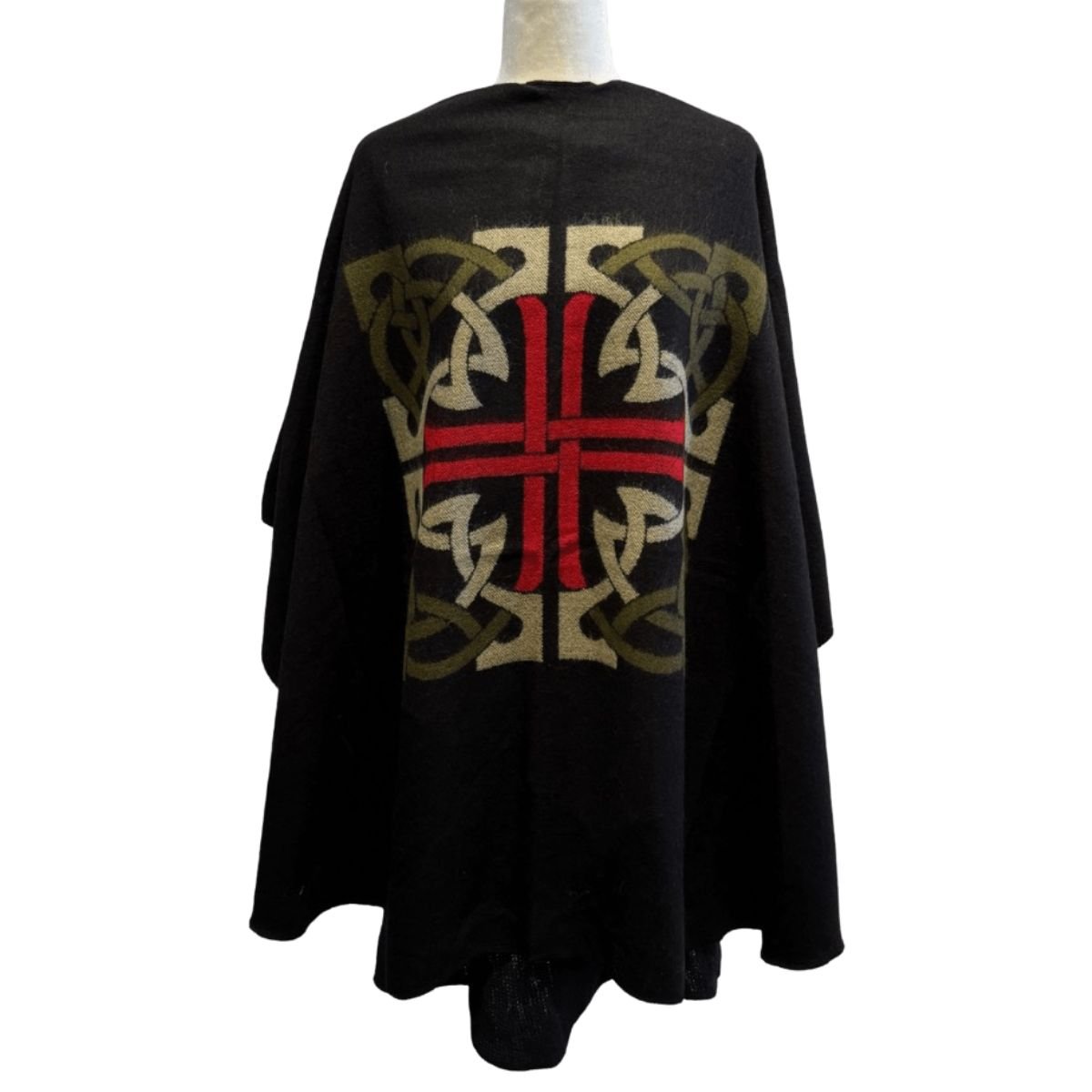 Jimmy Hourihan Celtic Knot Shawl - Black