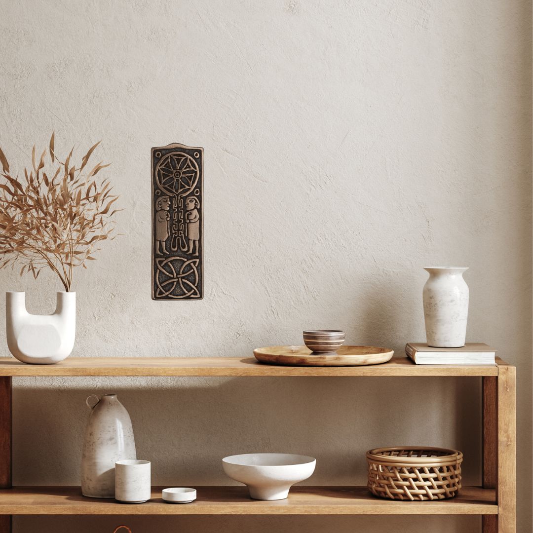 Journeys and Meetings Bronze Wall Plaque