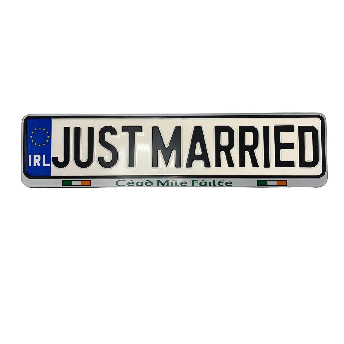 Just Married Car Plate - The Celtic Gift Store - Decor