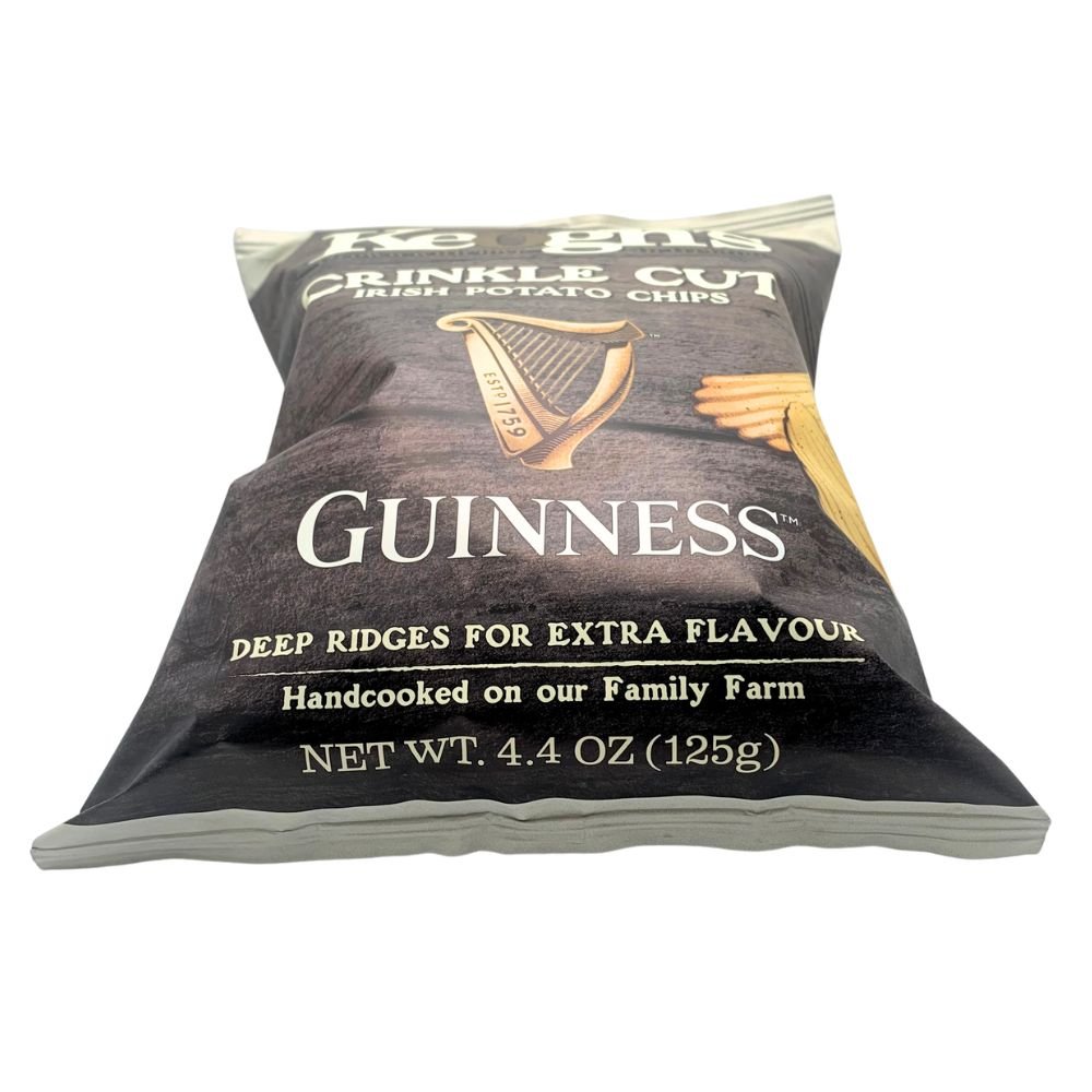 Keogh's Crinkle Cut Guinness Chips- 125g - The Celtic Gift Store - Food