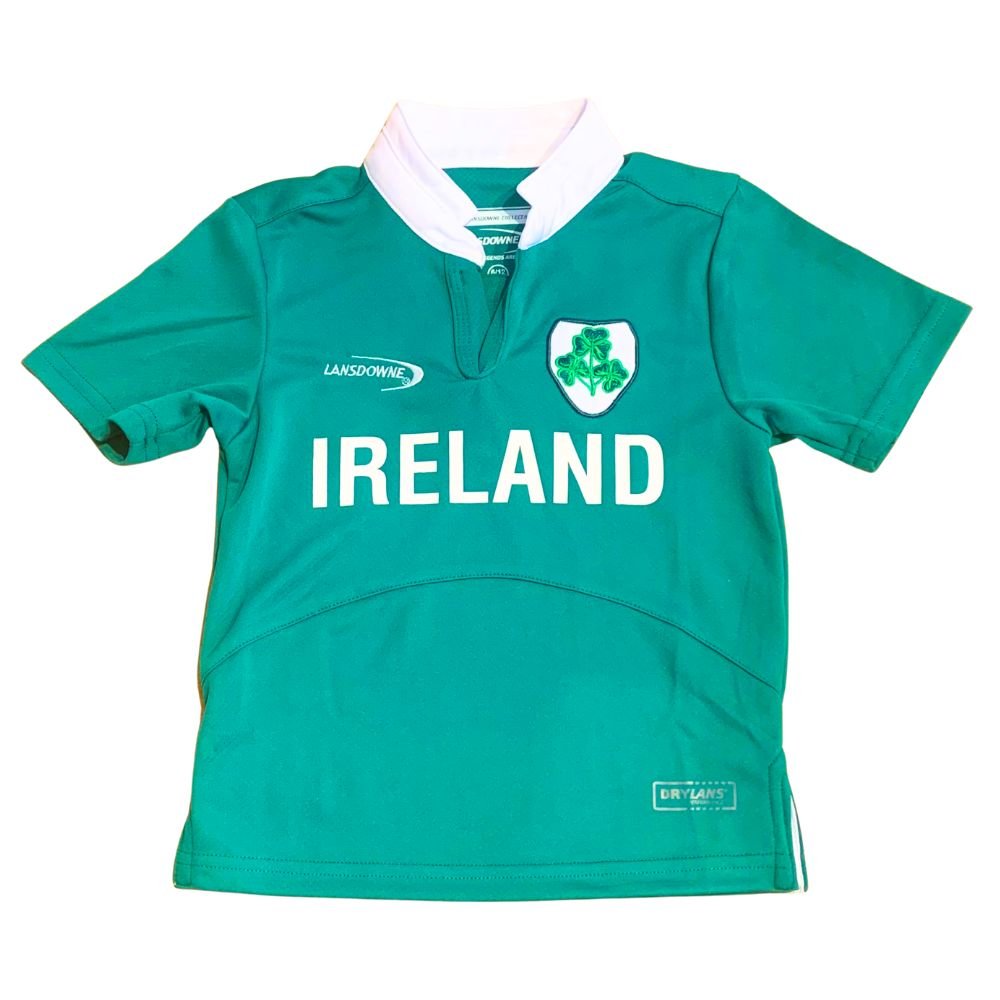 Kids Ireland Shamrock Rugby Jersey - The Celtic Gift Store - Kids