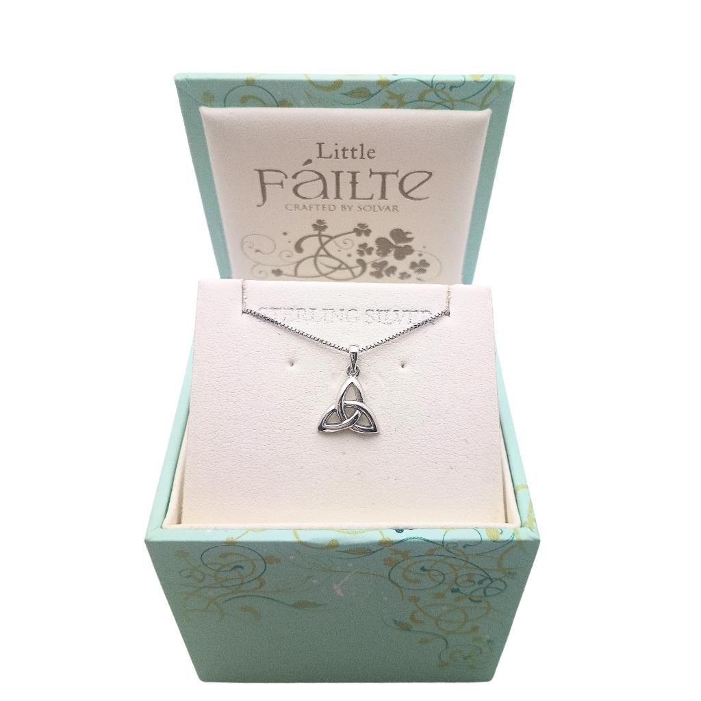 Kid's Sterling Silver Trinity Knot Necklace