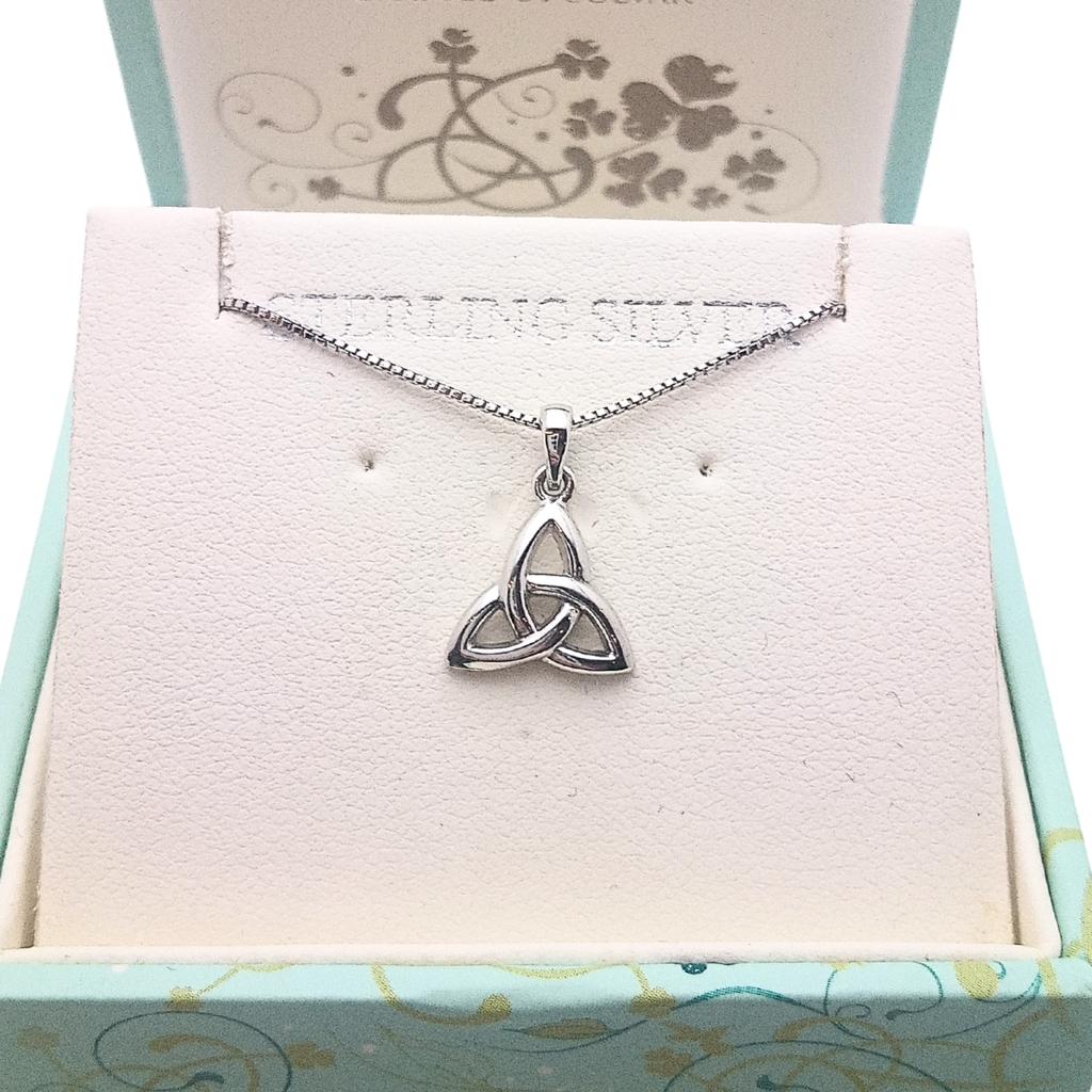 Kid's Sterling Silver Trinity Knot Necklace